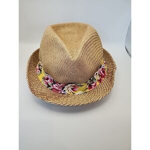 KOORINGAL Women's Lily Fedora Hat - 100% Paper Straw - Tropical - Australia